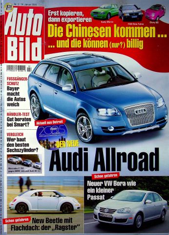 Deckblatt Auto Bild (02/2005)